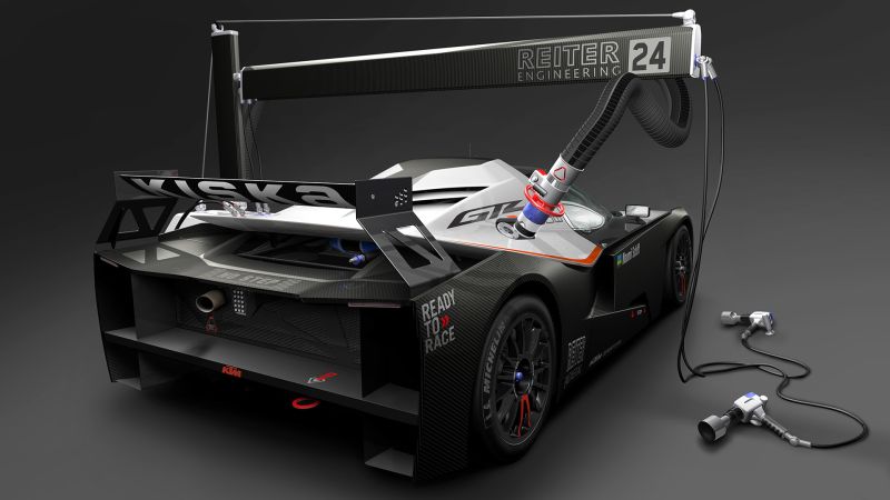KTM X-BOW GT4 rendering pitlane