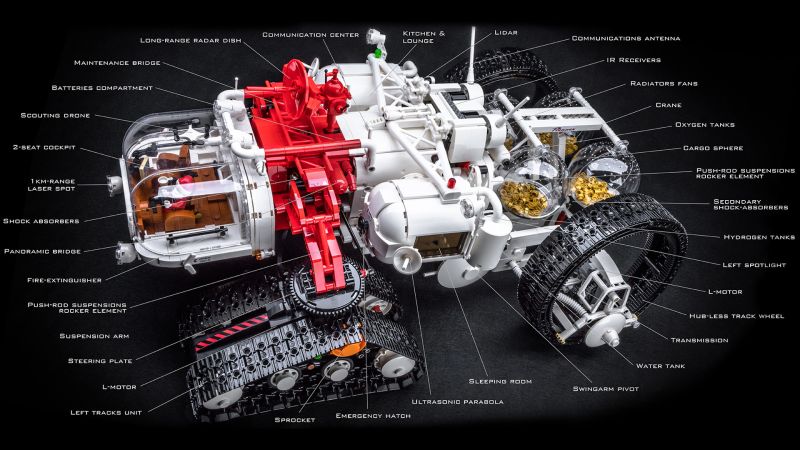 lego bricks Arctic Crawler description