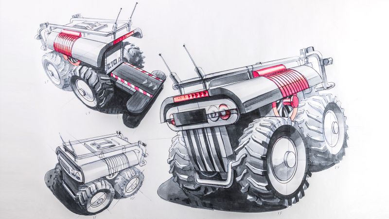 Sherp markers handsketch