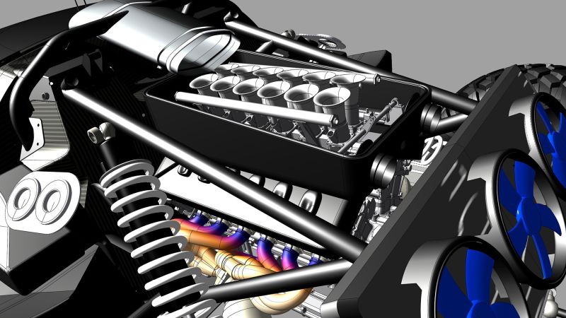 3D engine shaded