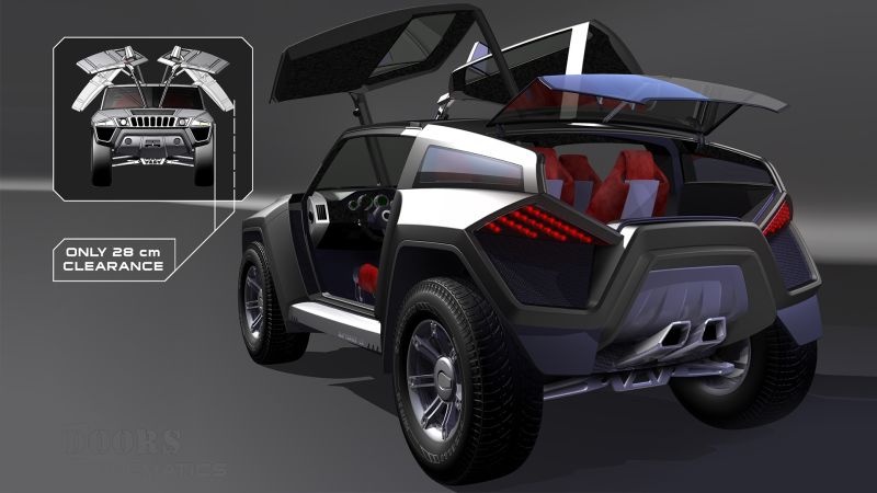 Hummer H4H door concept