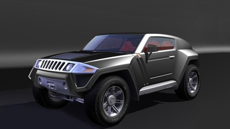 Hummer H4H door opening sequence 1
