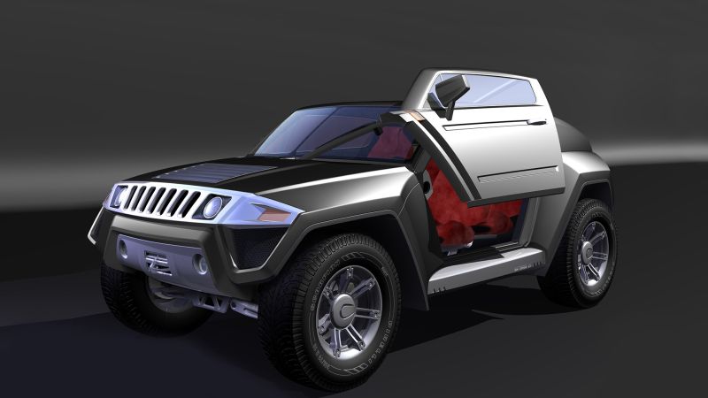 Hummer H4H door opening sequence 2