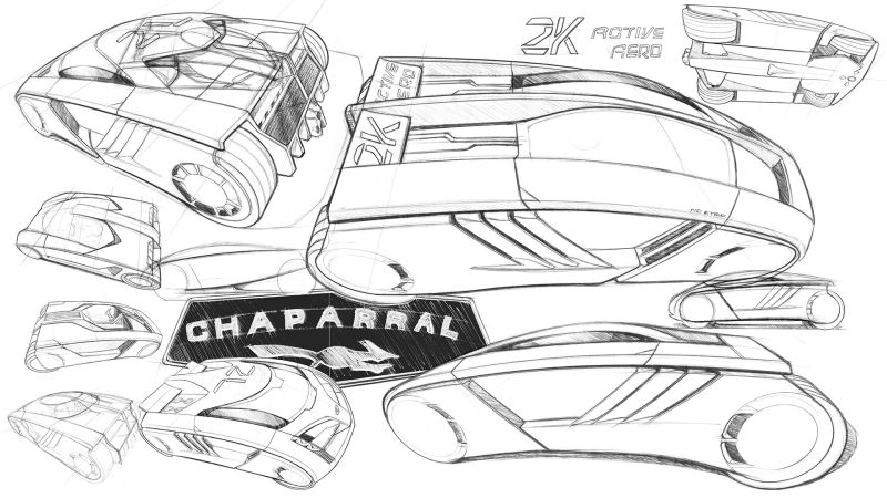 Chaparral 2K sketches