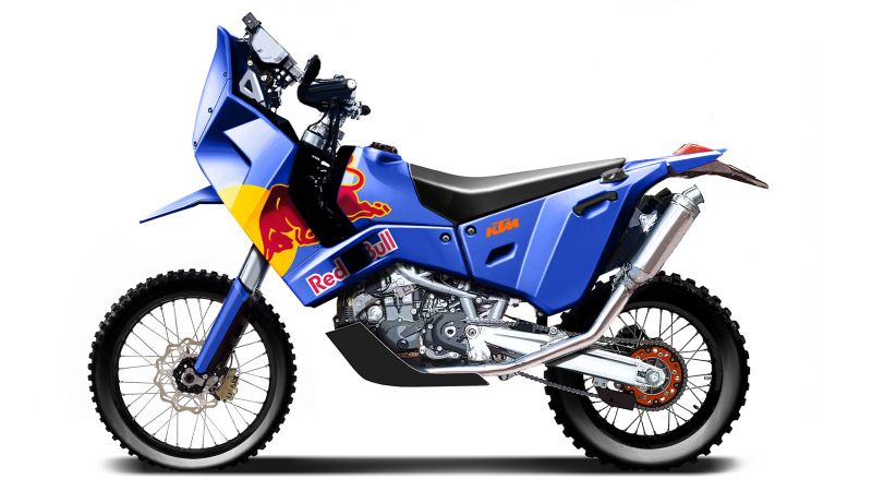 KTM 690 Rally rendering