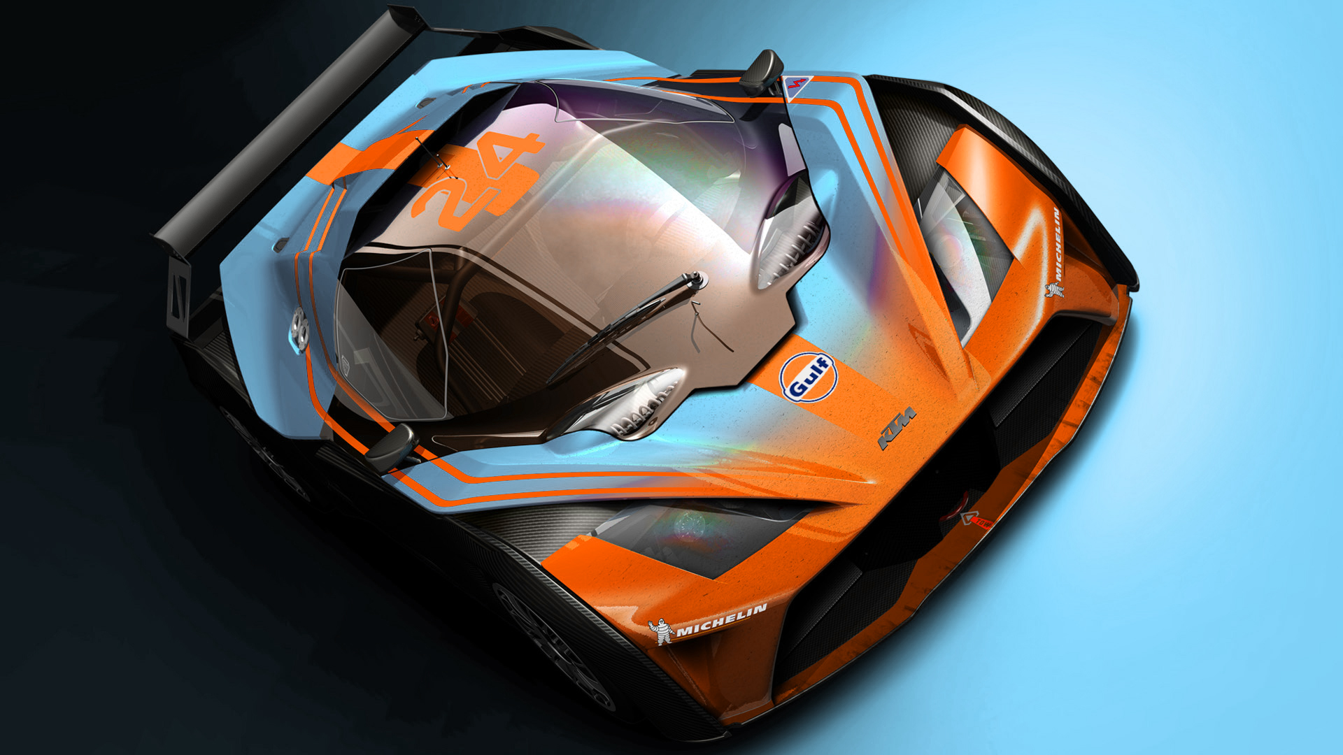 KTM X-BOW GT4 Gulf livery