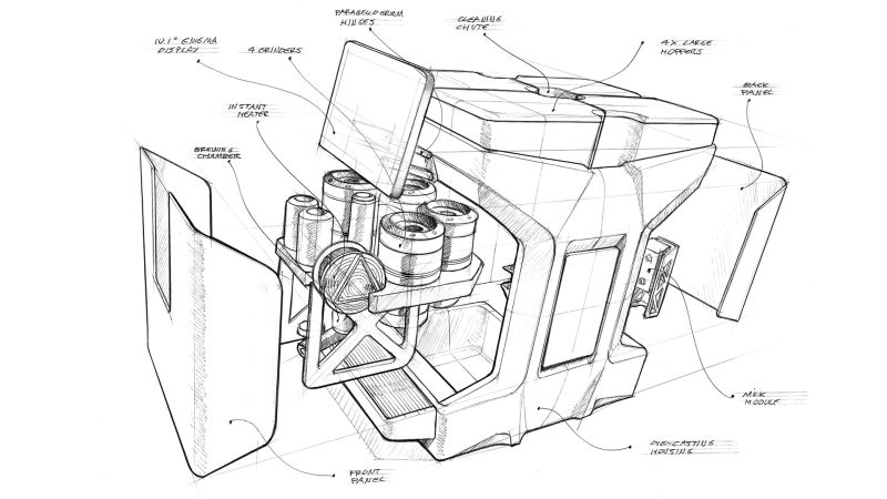 Machine handsketch