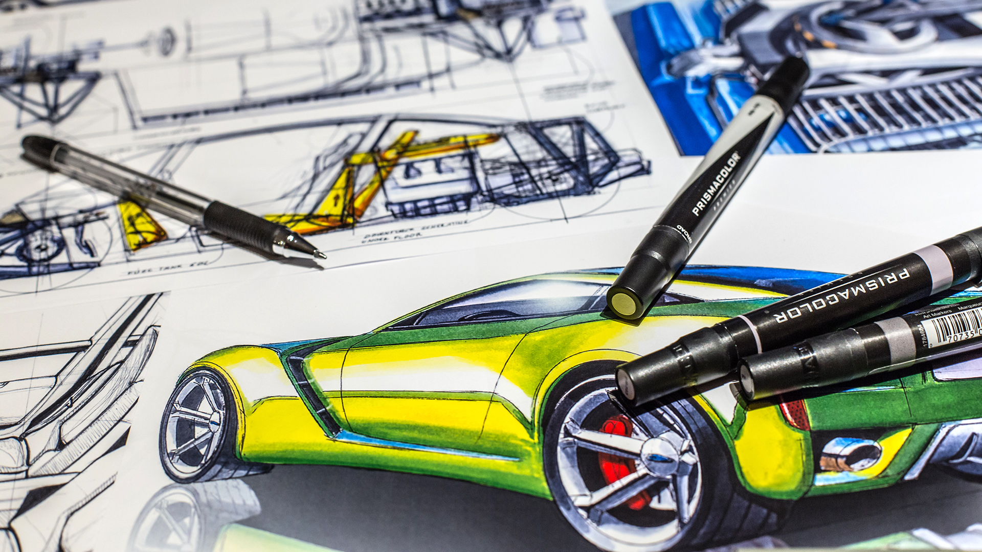 Marker sketching