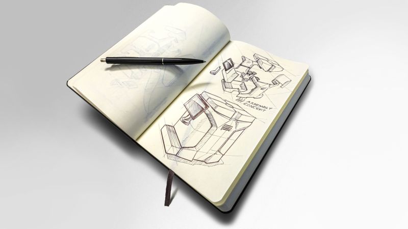Notebook handsketch