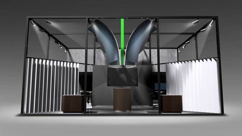 Stand rendering front