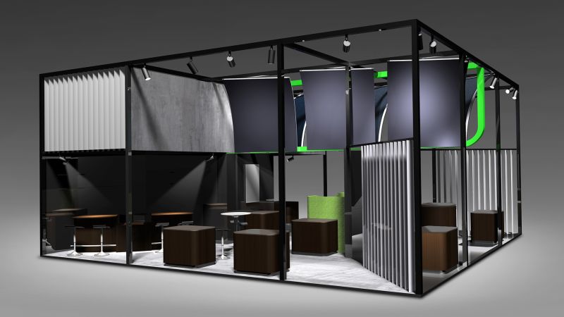 Stand rendering perspective