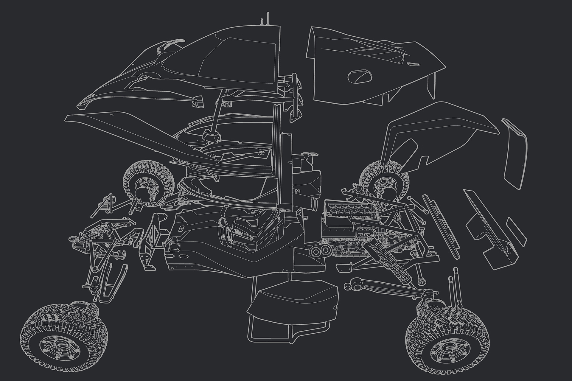 XYMERA exploded view