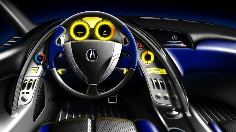 interior acura rendering