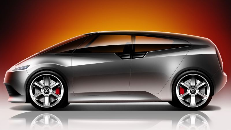 VW Touran side rendering