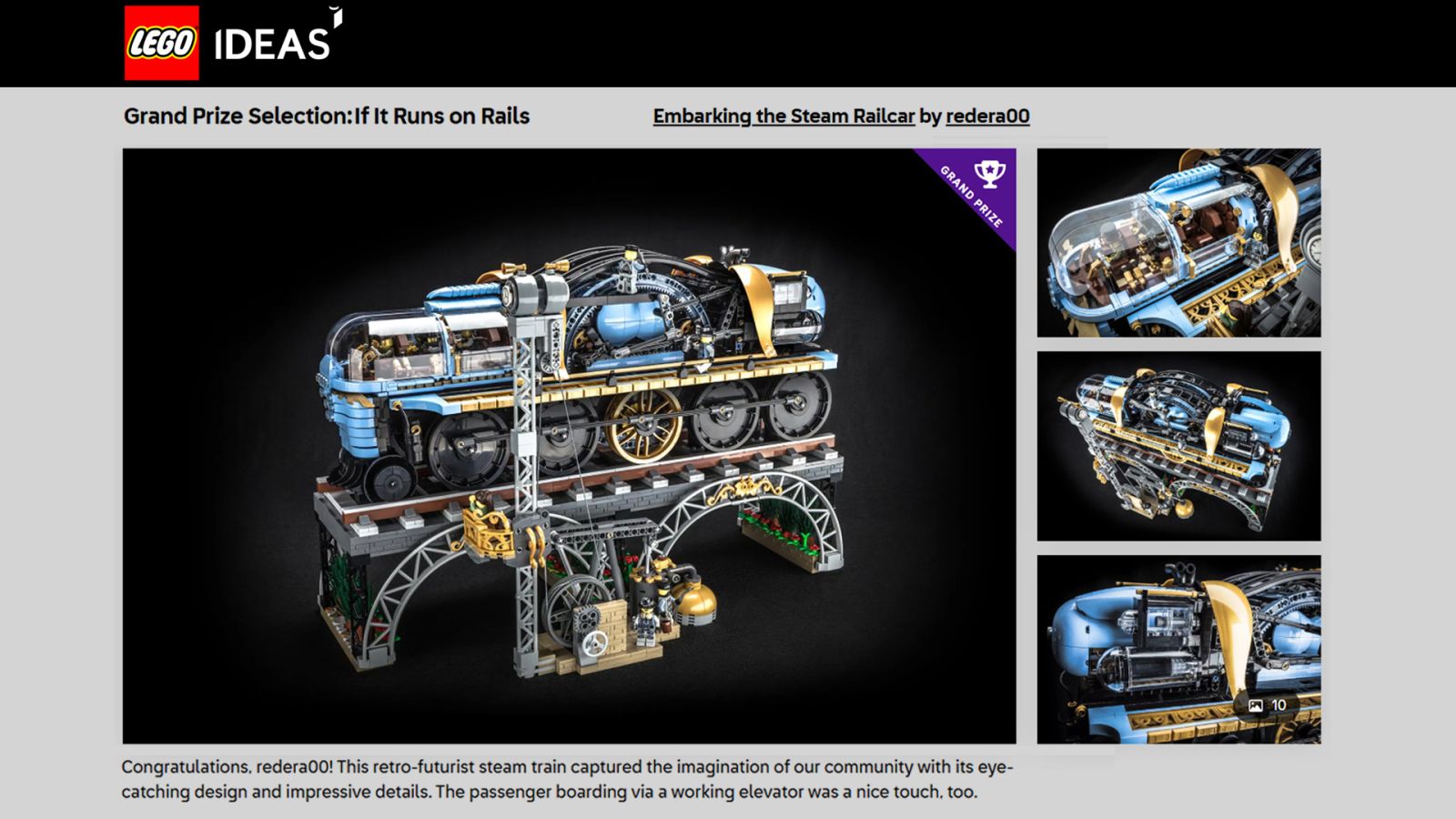 lego ideas If it runs on Rails
