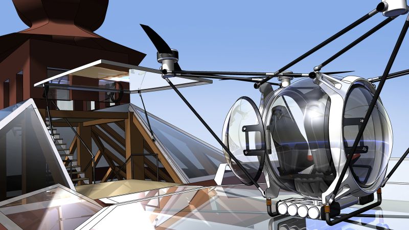 Drone CONTINUUM landing Drone CONTINUUM landing