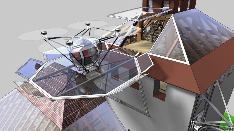 Drone CONTINUUM roof platform Drone CONTINUUM roof platform