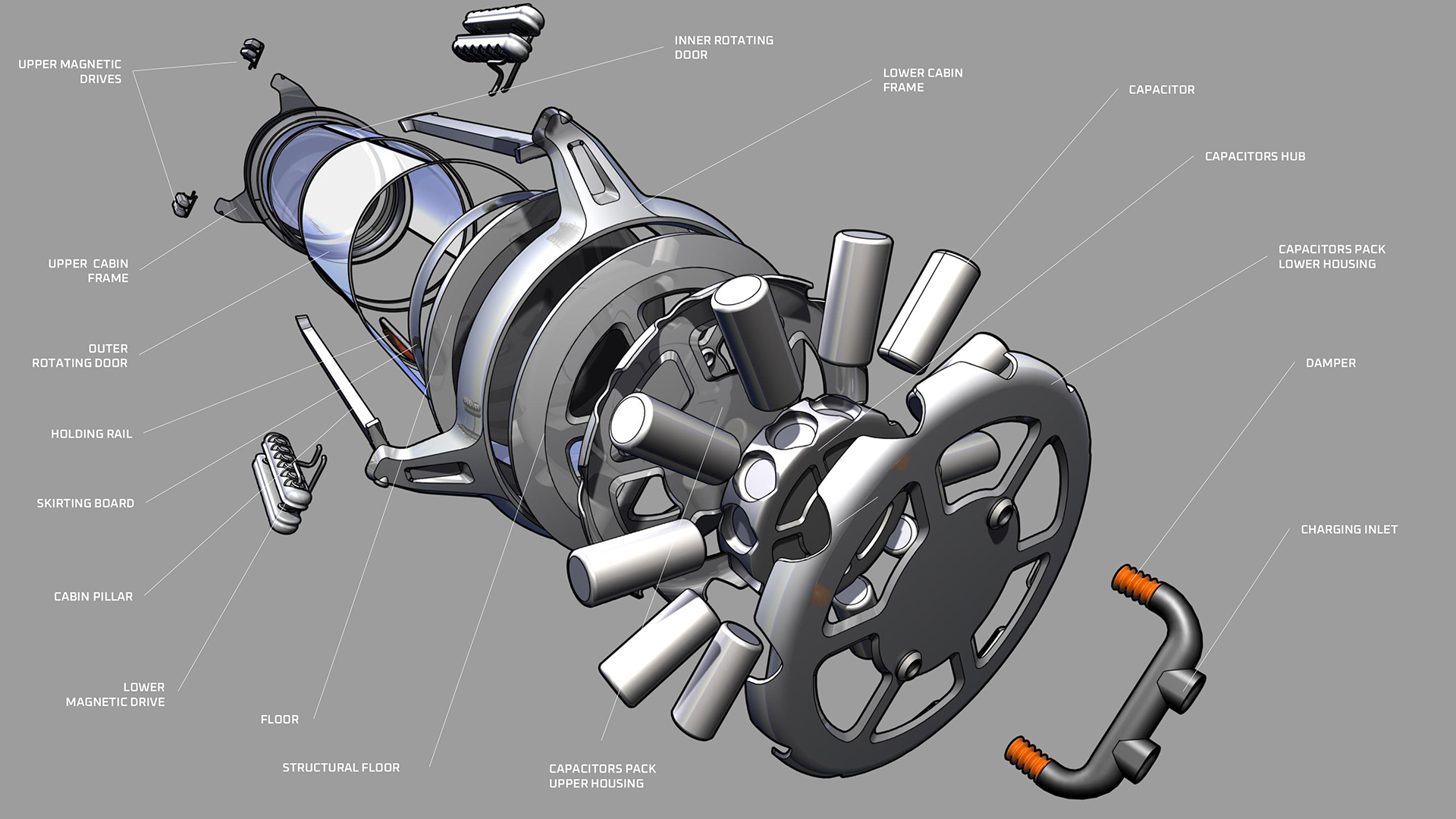 Lift CONTINUUM Exploded view bottom Lift CONTINUUM Exploded view bottom