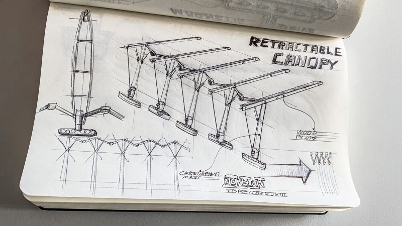 Notebook Canopy sketch Notebook Canopy sketch