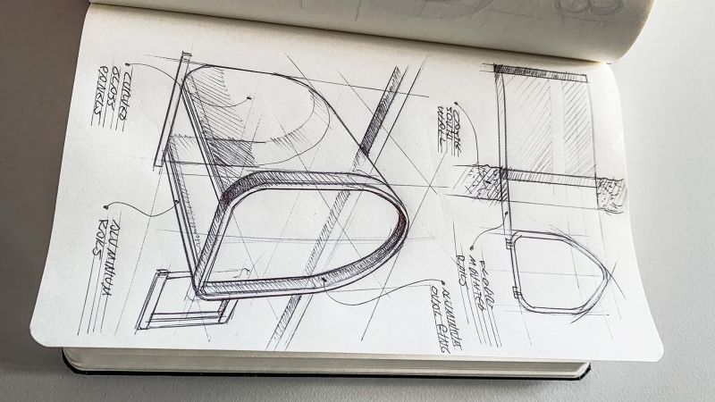 Notebook Glass cabin sketch Notebook Glass cabin sketch