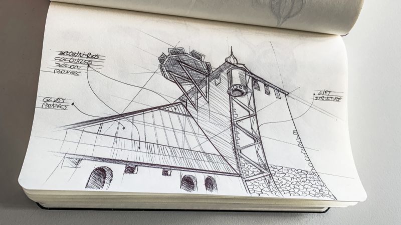 Notebook Roof sketch Notebook Roof sketch
